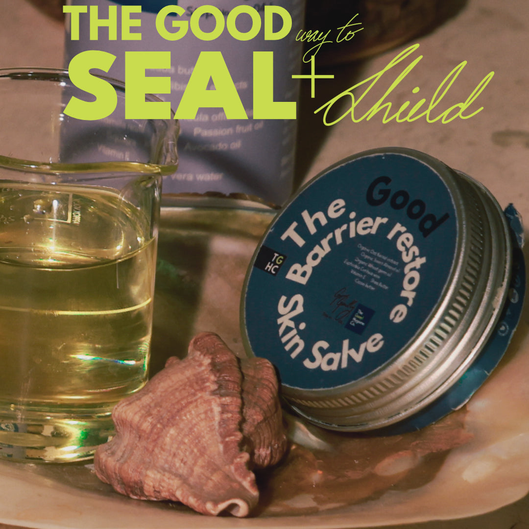 Good Barrier Skin Salve with packaging on a white background