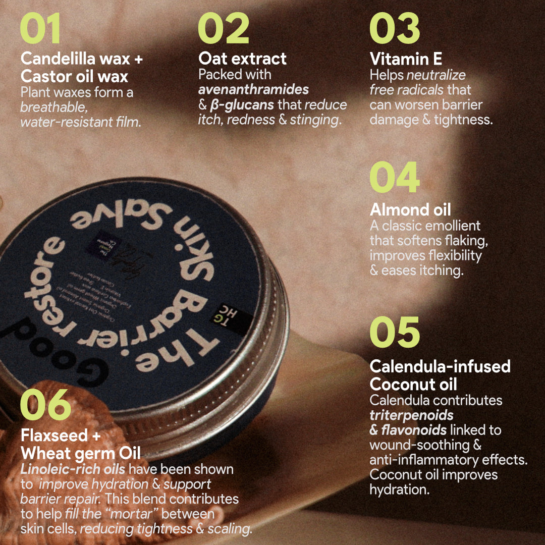 The Good Barrier Restore Skin Salve: A Soothing Moisturising Cream for Sensitive Skin